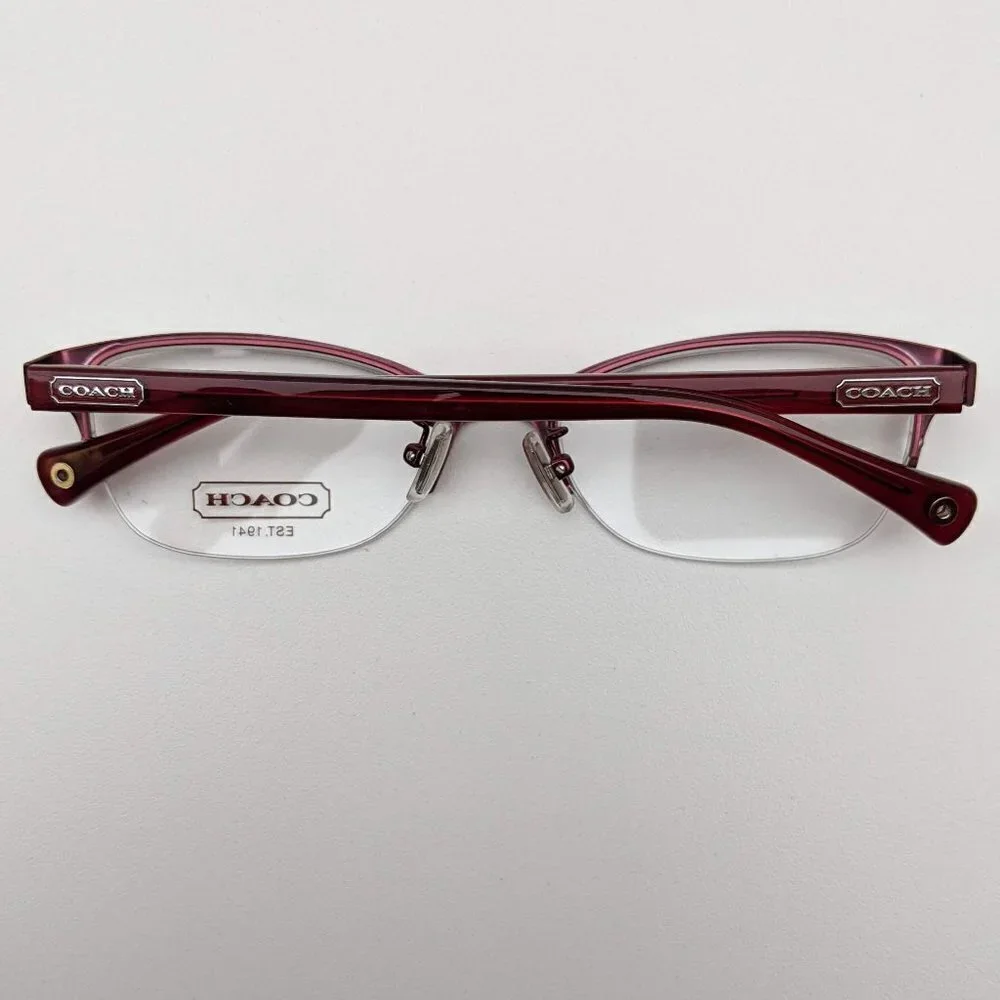 🕶️Coach HC5046 Leigh 9134 Eyeglasses 52/18 135 /KAG222🕶️​